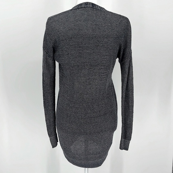 Vince Hand Knit Linen Blend Cardigan Sweater Black & Gray Women’s Size: Small - Picture 8 of 8